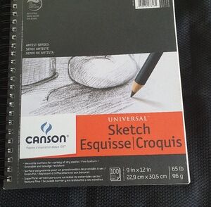 Canson Universal Sketch Pad with Pencil Drawing